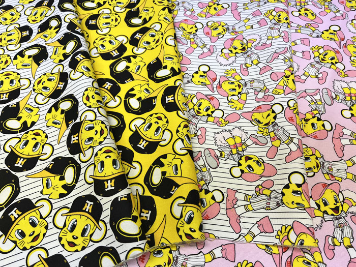 楽天市場】阪神タイガース公式 オックス トラッキー柄(単位50cm)生地