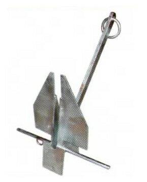 税込 ダンホース型アンカー 10ｋｇ 亜鉛メッキ シャックル付 釣り神戸マリン 船 フィッシング 釣り ソルト 錘錨 イカリ 船釣り Fucoa Cl