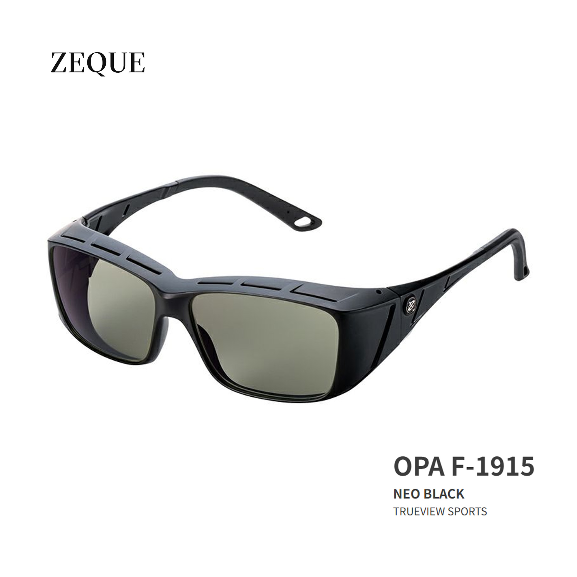 ■OPA　F-1915　Zeque / ゼクー　偏光サングラス　タレックス ネオブラック　グレンフィールド　マリン　釣り　フィッシング　マリンレジャー　スポーツグラス　機械屋