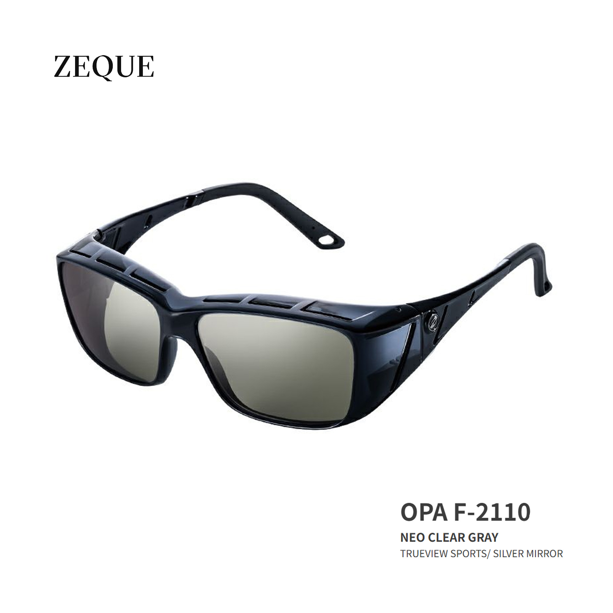 ■OPA　F-2110　Zeque / ゼクー　偏光サングラス　タレックス ネオクリアグレー　グレンフィールド　マリン　釣り　フィッシング　マリンレジャー　スポーツグラス　機械屋