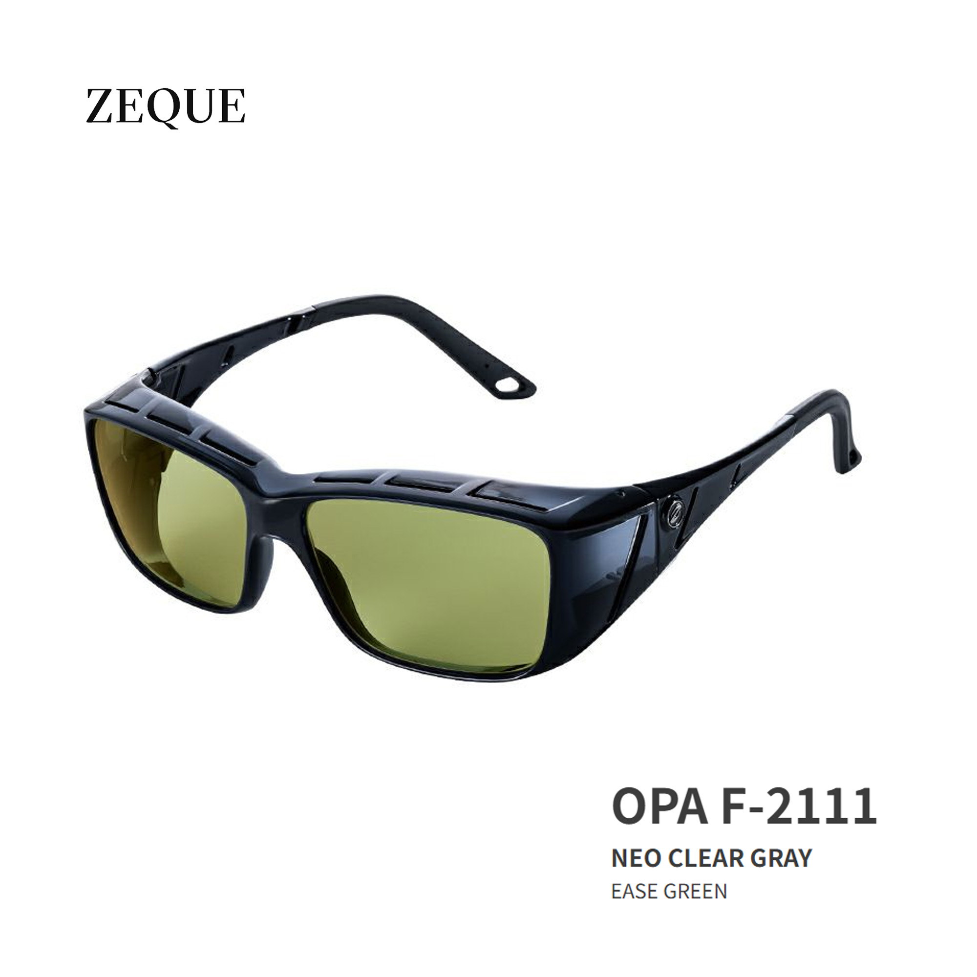 ■OPA　F-2111　Zeque / ゼクー　偏光サングラス　タレックス ネオクリアグレー　グレンフィールド　マリン　釣り　フィッシング　マリンレジャー　スポーツグラス　機械屋