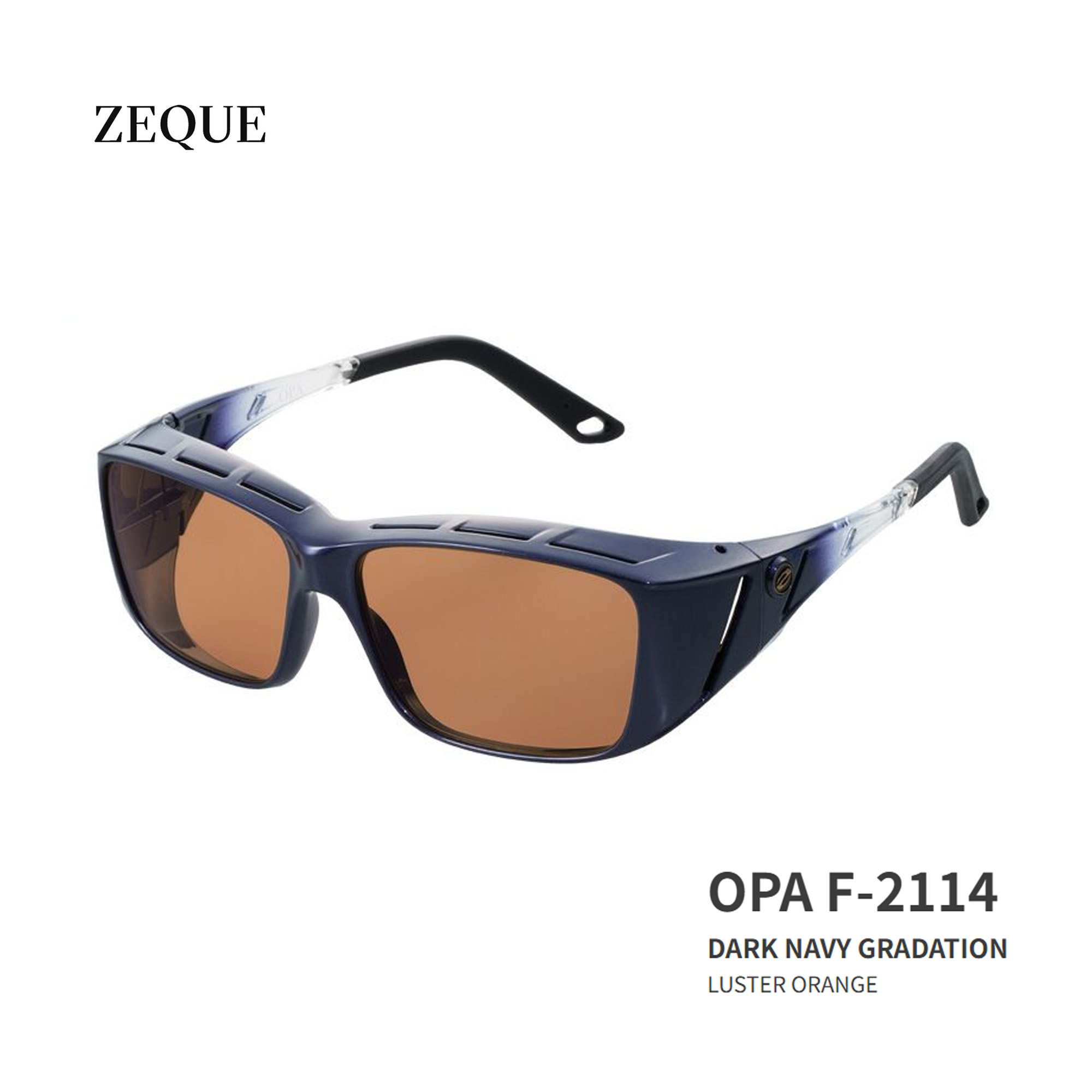 ■OPA　F-2114　Zeque / ゼクー　偏光サングラス　タレックスダークネイビーグラデーション　グレンフィールド　マリン　釣り　フィッシング　マリンレジャー　スポーツグラス　機械屋｜機械屋-ＳＯＧＡＢＥ