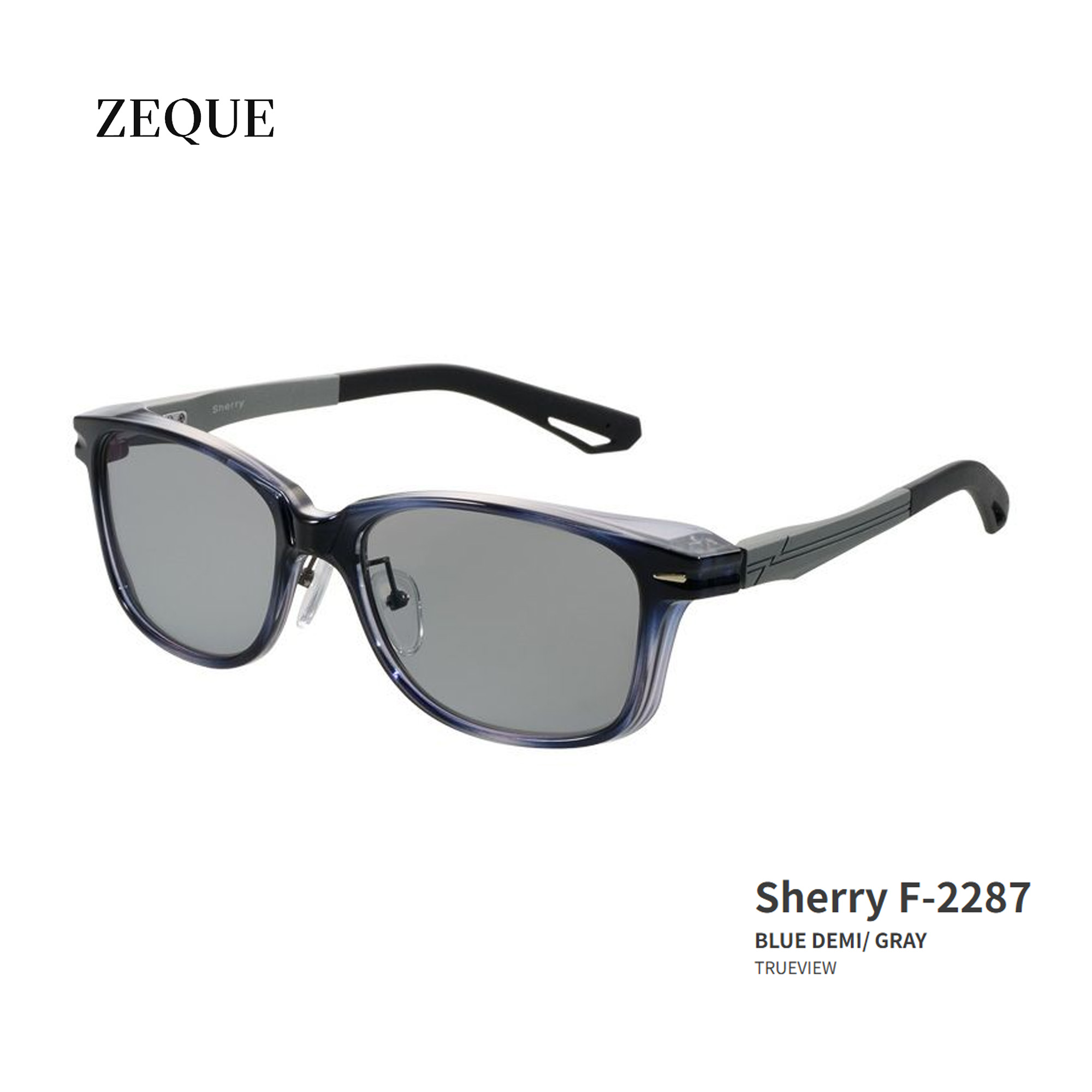 ■Sherry F-2287 Zeque / ゼクー 偏光黒眼鏡 タレックスブルーデミ/薄墨色 グレン活動の領域 魚釣り 米国海兵隊員 沖釣り 魚釣り 米国海兵隊員余暇 機械類屋 フィッシング-スポーツ・アウトドア