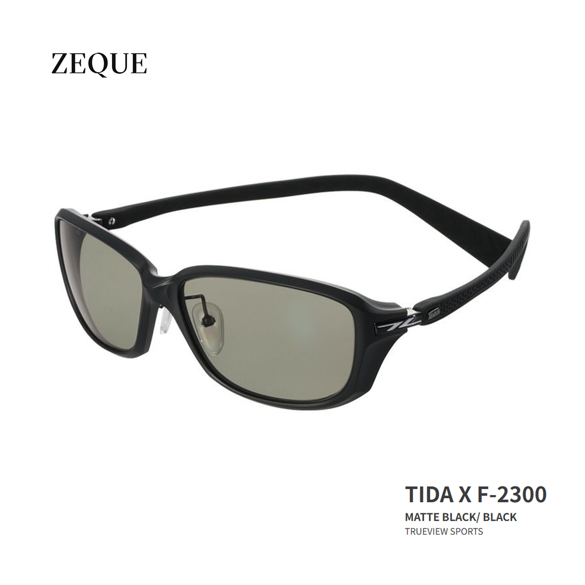 ※次回5月予定を組む■TIDA X F-2300 Zeque / ゼクー 偏光黒眼鏡 タレックスマットブラック/黒いこと グレン活動の領域 魚釣り 米国海兵隊員 沖釣り 魚釣り 米国海兵隊員余暇 機械類屋 スポーツ・アウトドア-フィッシング-ウェア・アクセサリー