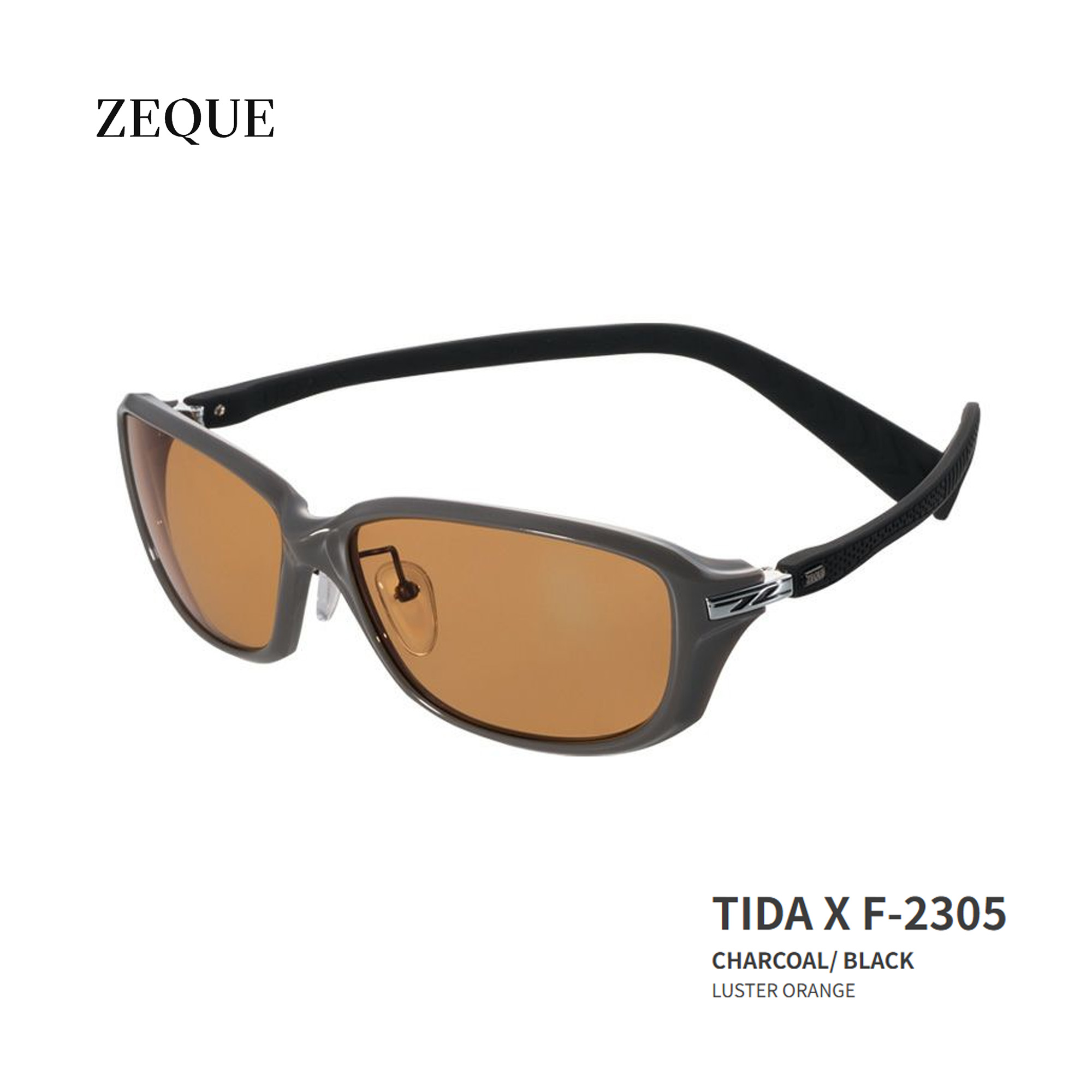 ■TIDA X F-2305 Zeque / ゼクー 偏光黒眼鏡 タレックスチャコール/黒いこと グレン活動の領域 魚釣り 米国海兵隊員 沖釣り 魚釣り 米国海兵隊員余暇 機械類屋 ウェア・アクセサリー-フィッシング
