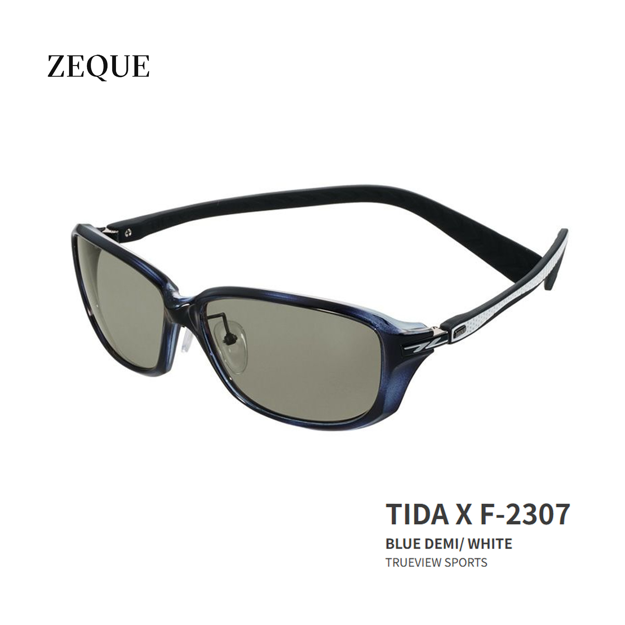 ■TIDA X　F-2307　Zeque / ゼクー　偏光サングラス　タレックスブルーデミ/ホワイト　グレンフィールド　フィッシング　マリン　釣り　フィッシング　マリンレジャー　機械屋｜機械屋-ＳＯＧＡＢＥ 19,305円