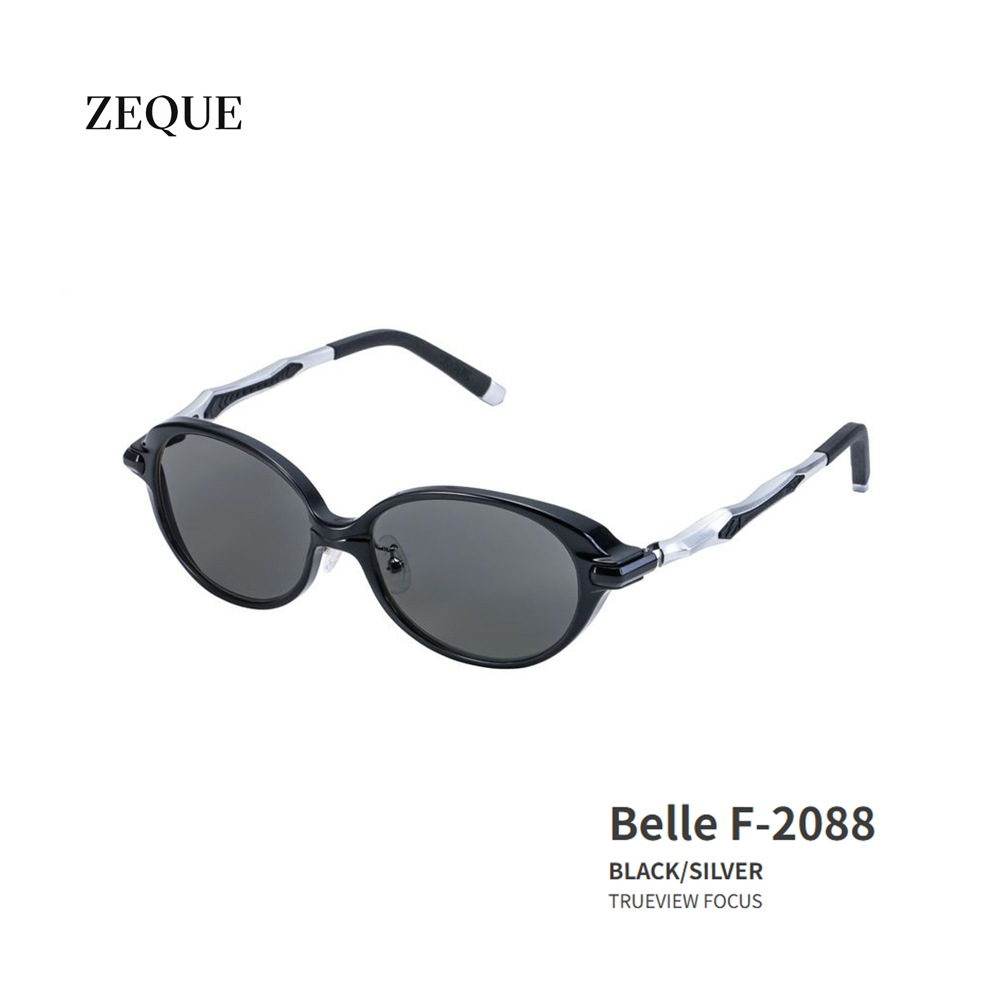 ■Belle F-2088　Zeque / ゼクー　偏光サングラスライトスポーツ・BLACK / SILVERTALEX・タレックス　ZEAL　グレンフィールド　マリン　釣り　フィッシング　マリンレジャー　スポーツグラス　機械屋｜機械屋-ＳＯＧＡＢＥ