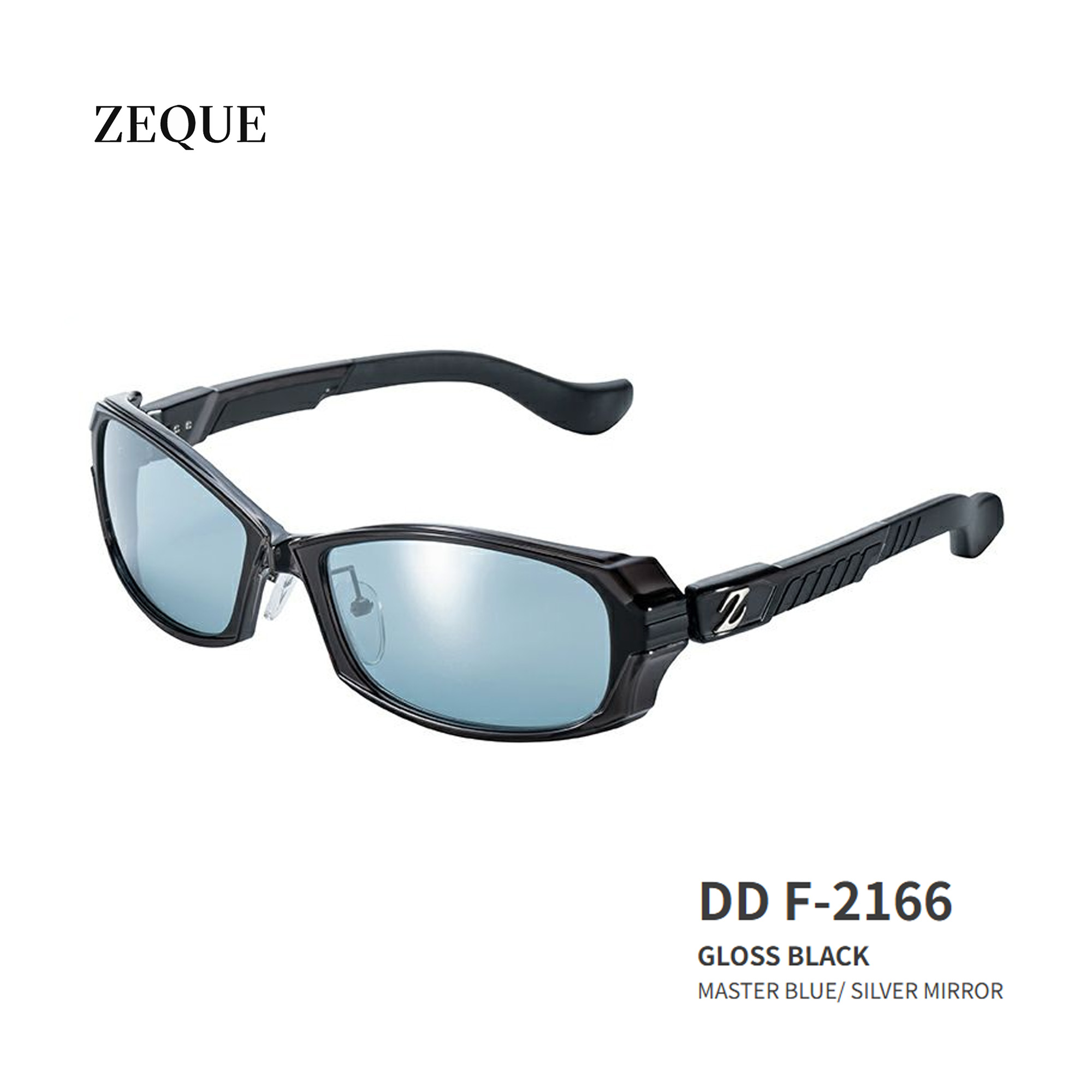 ■DD F-2166　Zeque / ゼクー　偏光サングラス　タレックス グロスブラック　グレンフィールド　マリン　釣り　フィッシング　マリンレジャー　スポーツグラス　機械屋