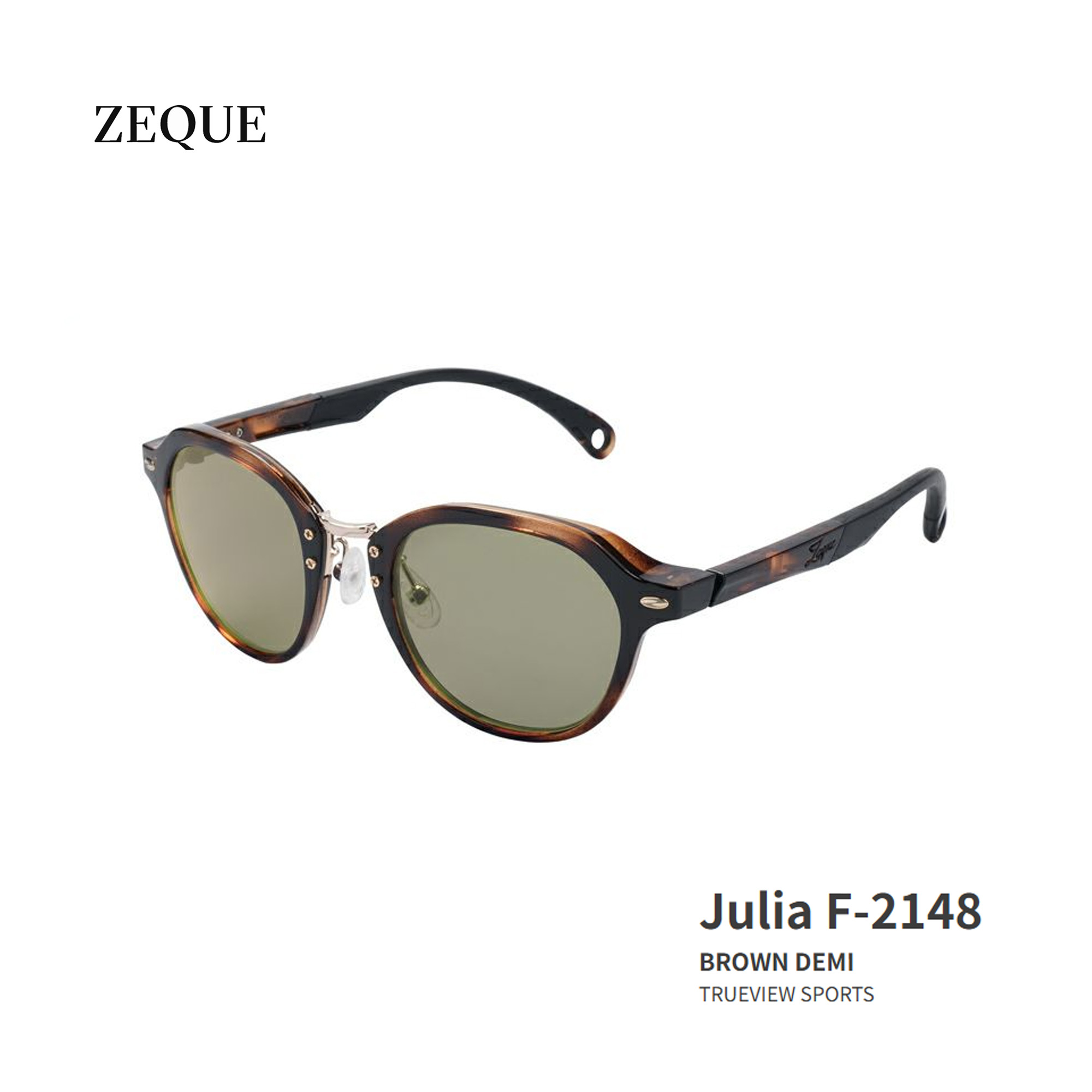 ■Julia F-2148 Zeque / ゼクー 偏光黒眼鏡 タレックスブラウンデミ グレン活動の領域 米国海兵隊員 沖釣り 魚釣り 米国海兵隊員余暇 運動競技水飲み 機械類屋 フィッシング-偏光サングラス