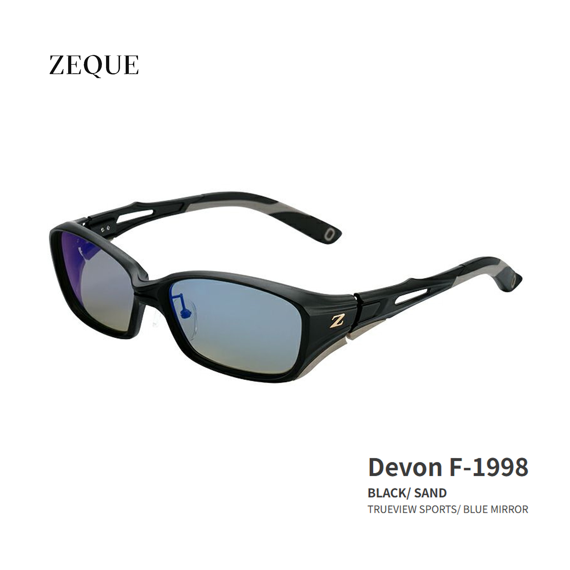 ■Devon F-1998 Zeque / ゼクー 偏光黒眼鏡 タレックスブラック/真砂 グレン活動の領域 米国海兵隊員 沖釣り 魚釣り 米国海兵隊員余暇 運動競技水飲み 機械類屋 ウェア・アクセサリー-偏光サングラス-フィッシング