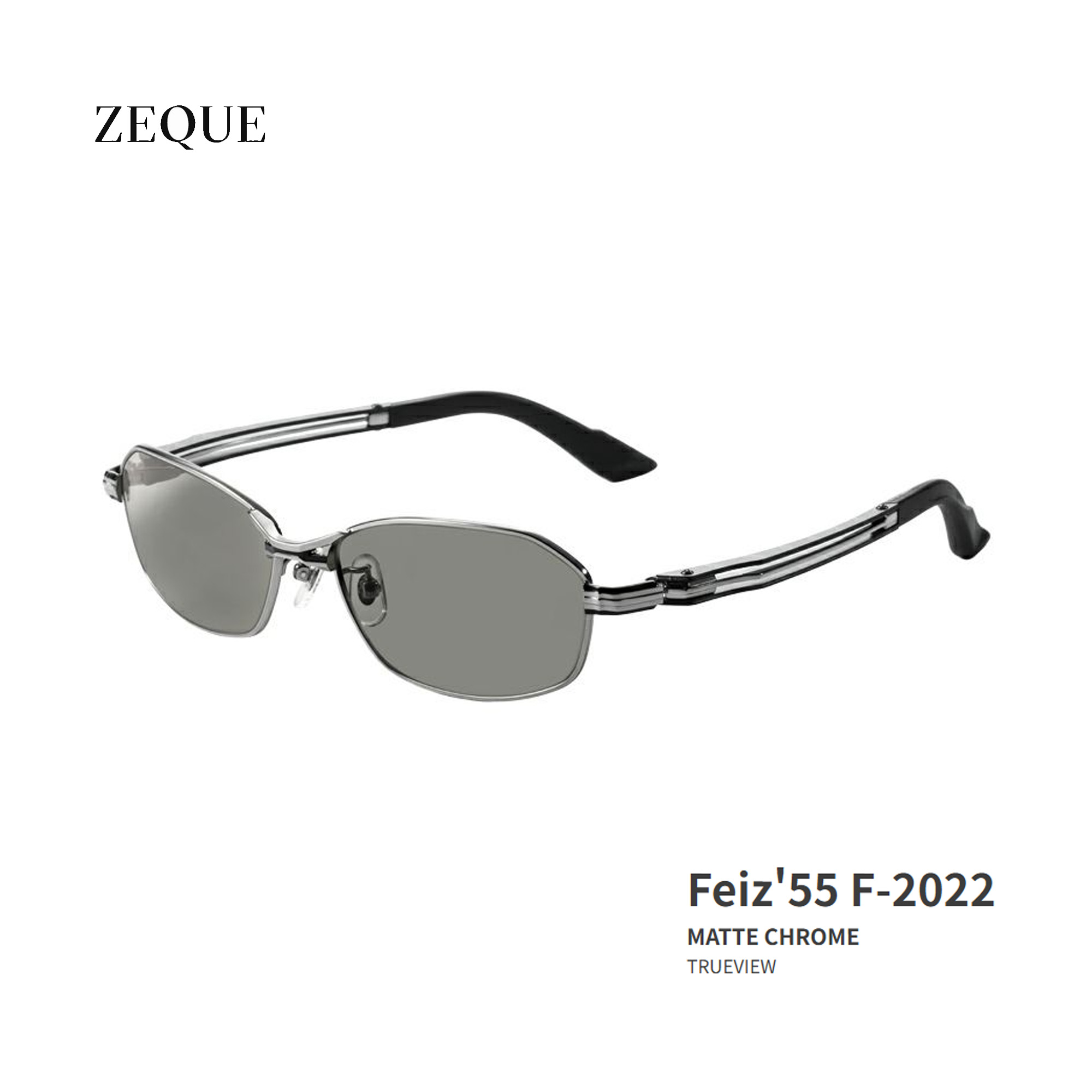 ■Feiz\u002755 F-2022 Zeque / ゼクー 偏光黒眼鏡 タレックスマットクローム グレン活動の領域 米国海兵隊員 釣り銭 沖釣り 米国海兵隊員余暇 運動競技水飲み 機械類屋 フィッシング-偏光サングラス