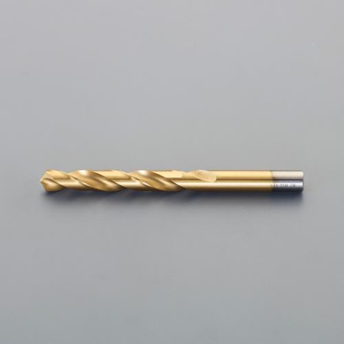 ESCO エスコ 10.0x133mm ストレートドリル(Tin-HSS/10本 EA824FL-10.0
