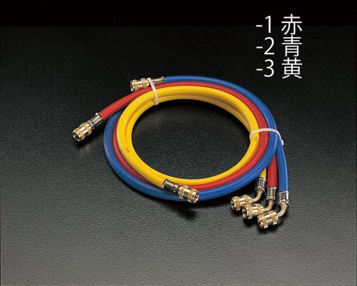ESCO エスコ 150cm/R32/R410A チャージングホース(青) EA104TH-2