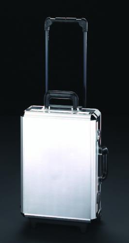 ESCO エスコ 335x155x470mm アルミケース(キャスター付) EA502AA-2