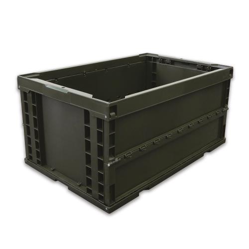 ESCO エスコ 649x439x327粍/74.0L 折畳容れもの(OD色/5個) EA506AA-18E