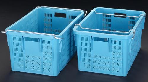 ESCO エスコ 670x470x333粍/ 81.2L 容れもの(2個) EA506AB-17A
