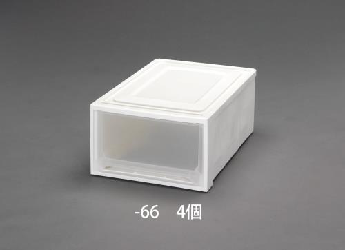 ESCO エスコ 390x530x 230粍 抽き出し式納める入れもの(4個) EA506L-66