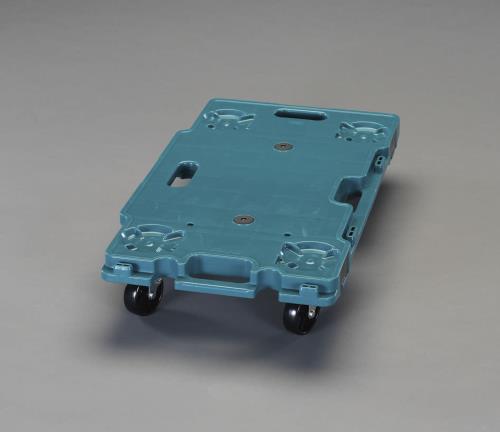 ESCO エスコ 680x390mm/120Kg ドーリー(連結型/PP製) EA520AB-8G