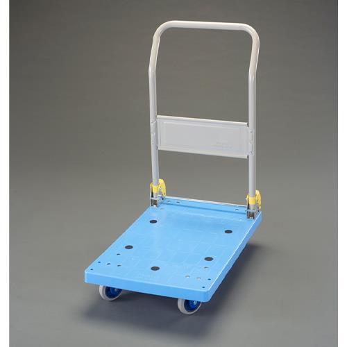 【直送・人間宅送りとどける不可】 ESCO エスコ 710x455粍/150kg 持ちはこぶ車(静音) EA520BY-1B
