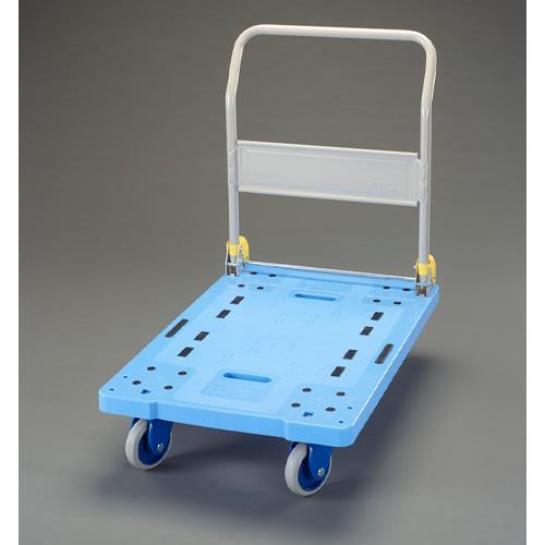 【直送・人間宅送りとどける不可】 ESCO エスコ 900x600粍/300kg 持ちはこぶ車(静音) EA520BY-2B