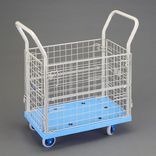 ESCO エスコ 675x440mm/150kg 運搬車(静音/メッシュ) EA520BY-41B