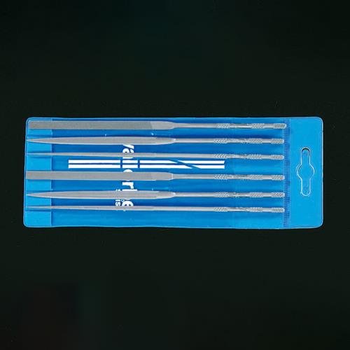 ESCO エスコ 160mm 精密やすり(平・半丸・丸-6本/荒・油目) EA521VL-6