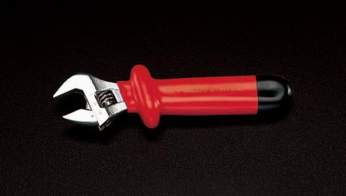 ESCO エスコ 250mm/34mm モンキーレンチ(絶縁グリップ) EA530H-250