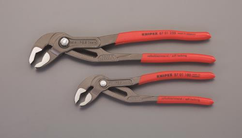 ESCO エスコ 180mm/250mm 2本組 ウォーターポンププライヤー EA531EG-100｜機械工具のラプラス　店