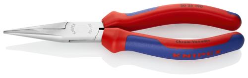 ESCO エスコ 190mm ロングノーズプライヤー(グリップ付/メッキ) EA537L-13