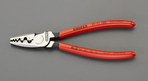 ESCO エスコ 0.25-16.0mm2 圧着ペンチ(フェルール端子用) EA538KD