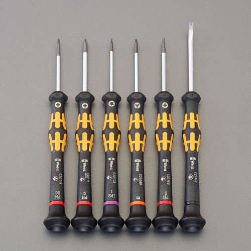 ESCO エスコ 6本組 ドライバー(精密用/ESD) EA550MJ-120|機械工具のラプラス 店