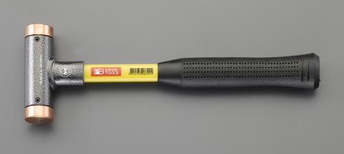 ESCO エスコ 32粍/ 862g 無手答え鉄鎚(銅/水呑み衣料繊維柄) EA570A-72