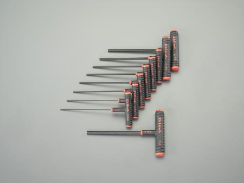 ESCO エスコ 5/64\"-1/4\"/9本組 [Hexagon]T型レンチ EA573BN