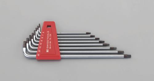 ESCO エスコ T6-T25/8本組 [Bore Torx]手当たり鍵 EA573MJ-108