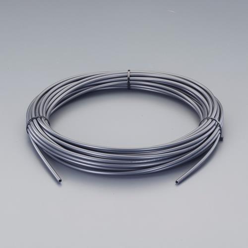 ESCO エスコ 5.5/8.0mmx20m ソフトエラストマーチューブ(難燃/黒) EA125ER-8