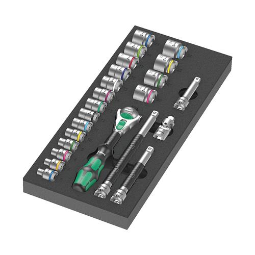 ESCO エスコ 3/8\"DR/23点 ソケット鍵仕掛ける EA612WD-1"