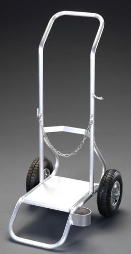 ESCO エスコ 420x450x970mm/28kg プロパンボンベ用台車 EA330FA-10
