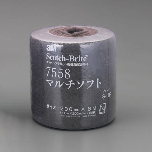 ESCO エスコ 200mmx6m/#600 マルチソフト EA366MB-2