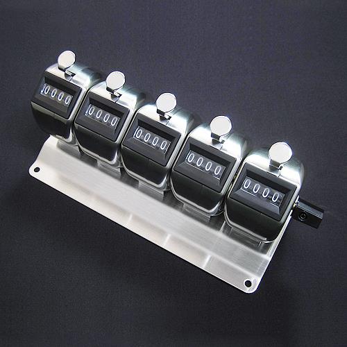 ESCO エスコ [4桁] 数取器(5連・台付き) EA762AA-34｜機械工具のラプラス　店