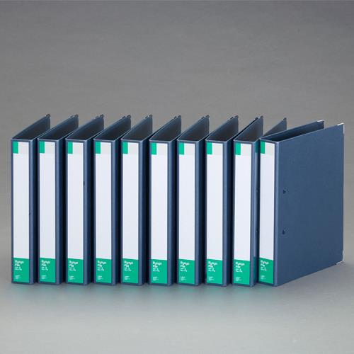 ESCO エスコ A4/S型 スプリングファイル(10冊) EA762CF-34