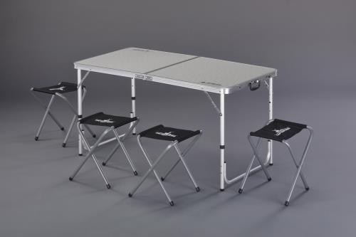 ESCO エスコ 1200x600x690mm/370mm テーブル・チェアーセット EA913YA-51