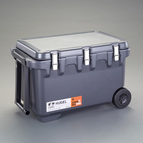 【直送・個人宅配送不可】 ESCO エスコ 731x460x454mm/60L クーラーボックス(グレー) EA917AL-58