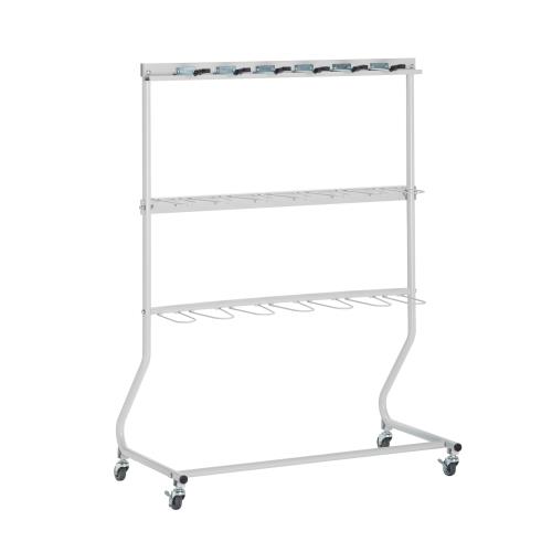 ESCO エスコ 962x490x1273mm モップハンガー(12本掛) EA928AB-98