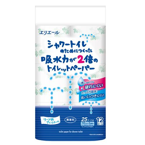 ESCO エスコ トイレットペーパー(シャワートイレ用/ダブル/72巻) EA929AD-7B