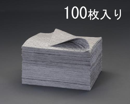 ESCO エスコ 380x480x2粍 吸い入れるパッド(油・流動体用/100枚) EA929DC-100