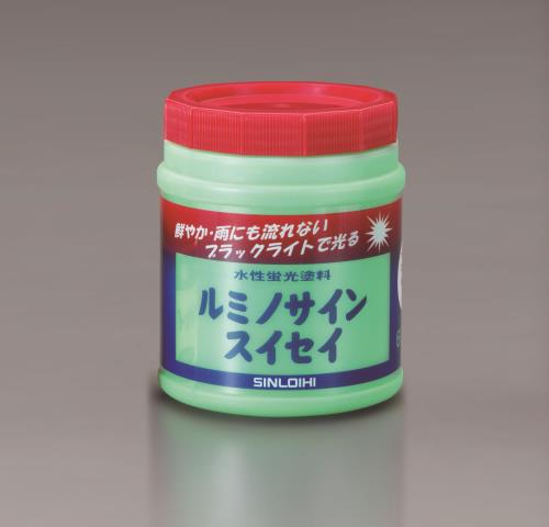 ESCO エスコ 600ml [屋内外用]水性蛍光塗料(蛍光イエロー) EA942EW-55