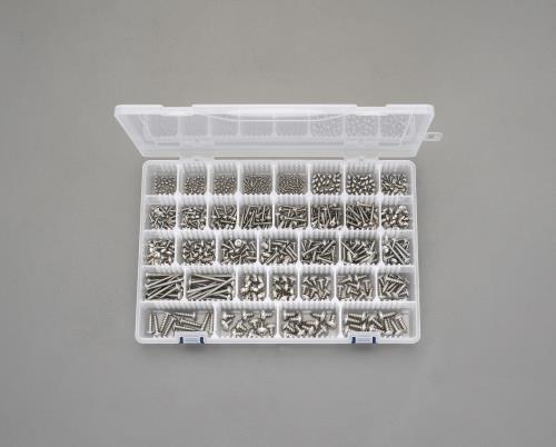 ESCO エスコ 2-6mm トラス頭タッピングビスセット(ステンレス製) EA949AL-31