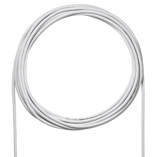 ESCO エスコ 100m LANケーブル(CAT6A/UTP/白/難燃性) EA764BB-411