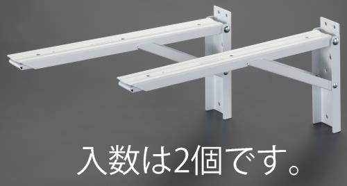 ESCO エスコ 595x258粍 折畳み棚受/大型(2個) EA951EG-42