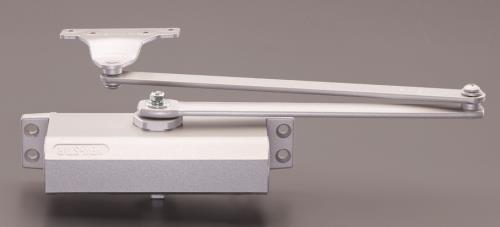 ESCO エスコ 65kg以下 ドアクローザー(パラレル型ストップ無/シルバー) EA951LD-57